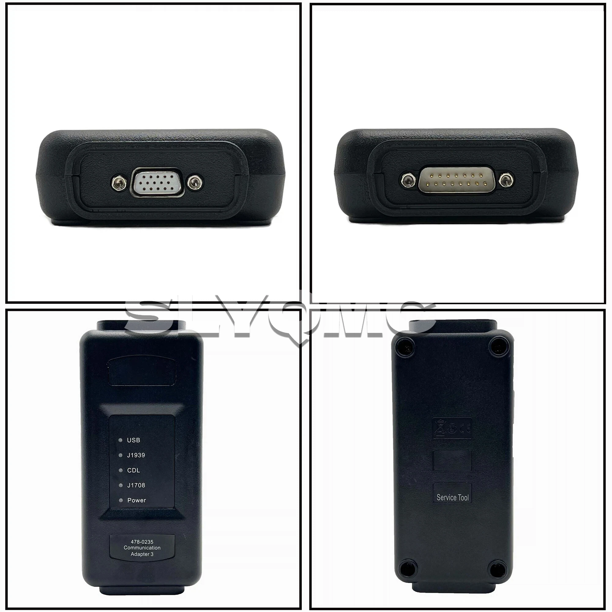Heavy Duty Truck Excavator Diagnostic Tool ET4 Adapter Full Set With Preloaded cf53Laptop