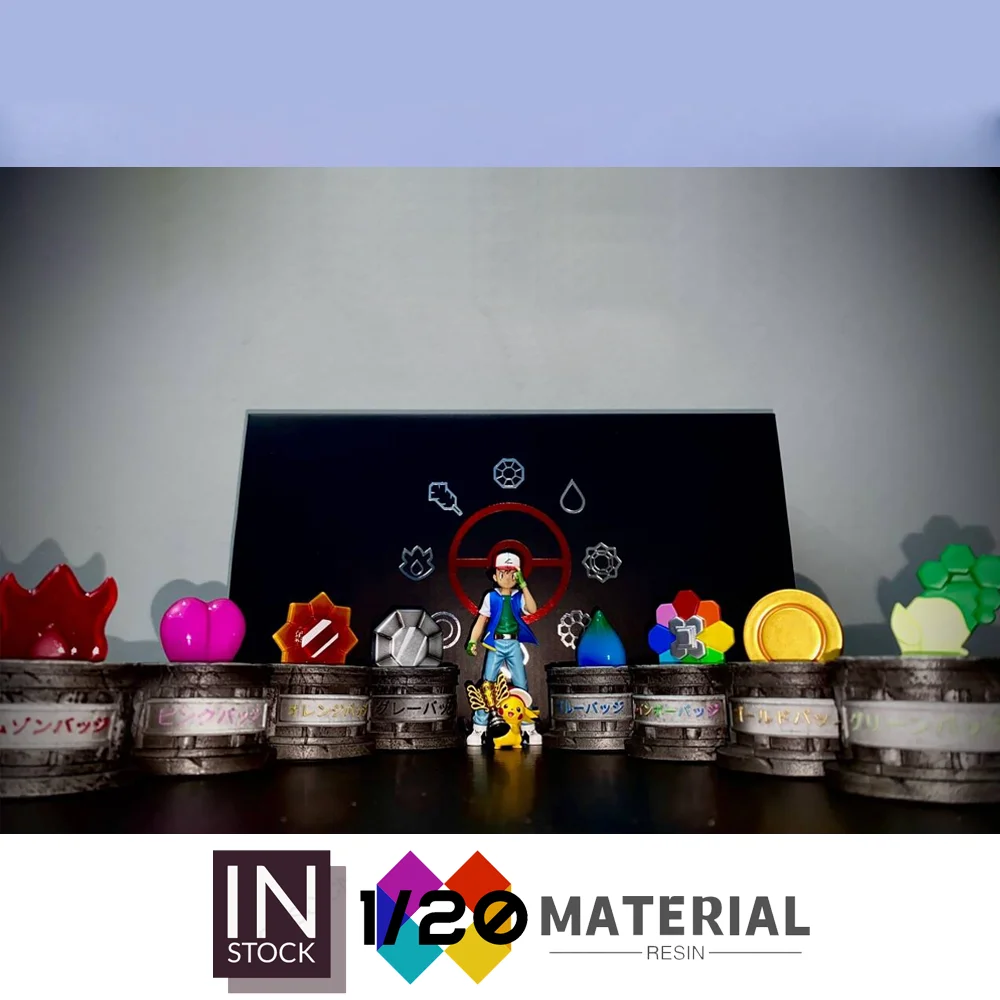 [En stock] Mundo de escala de resina 1/20 [PALLET TOWN] - Insignia de gimnasio Kanto