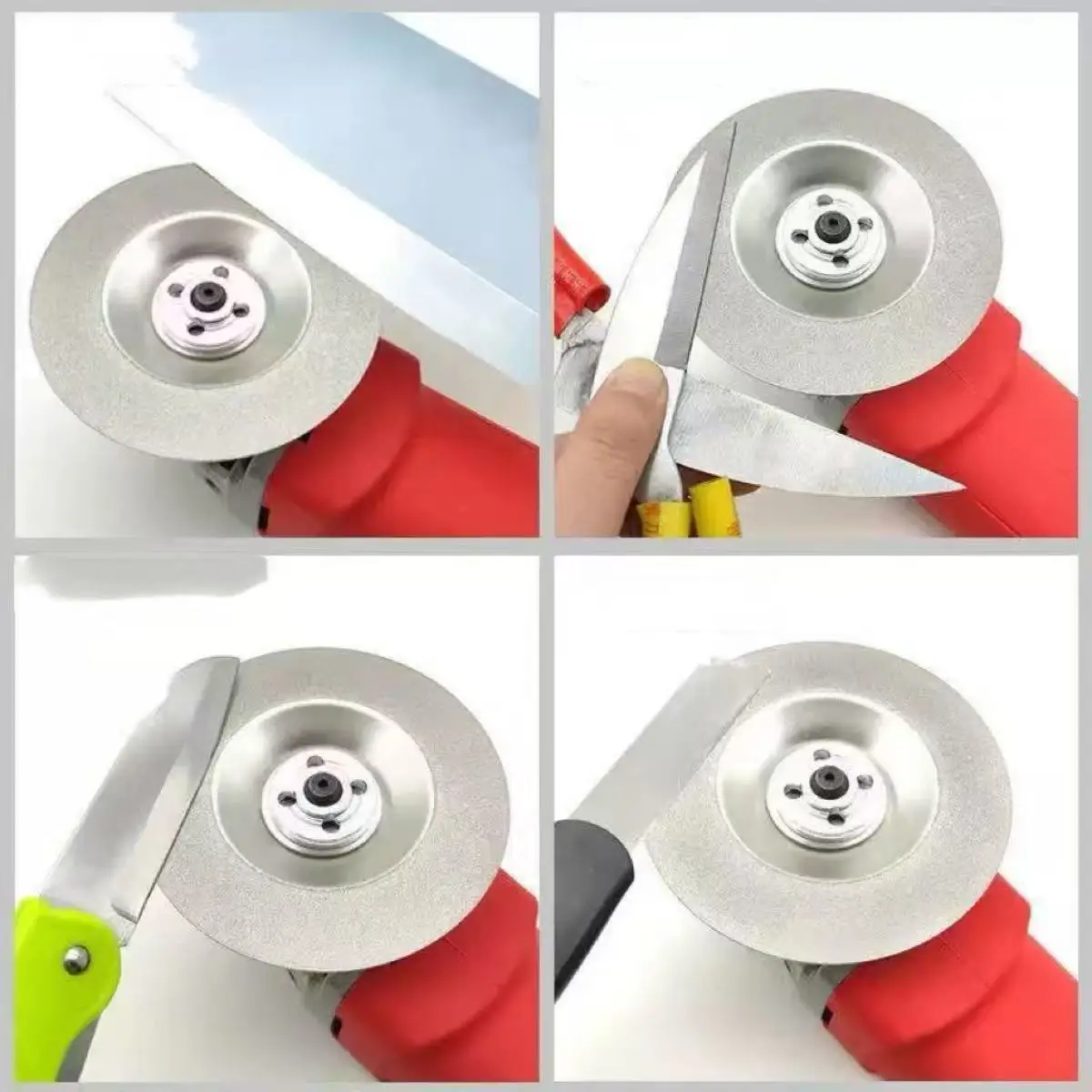 1pc Diamond Sharpening Wheel 100mm Emery Sharpening Disc Abrasive Disc 400-1000 Grit for Angle Grinder Kitchen Scissors Tools