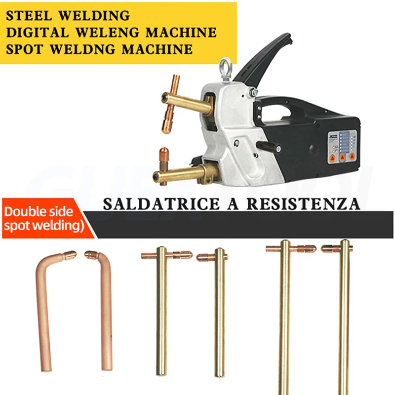 Double Side Spot Welding Machine 220V Portable Welding Gun Portable Sheet Metal Repair Tool Electric Spot Welding Machine