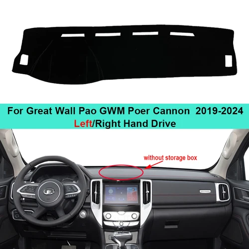 Imagen 1 del producto Para Great Wall Pao GWM Poer Cannon 2019 2020-2025 cubierta para salpicadero de coche alfombra Dashmat Pad sombrilla cojín Accesorios