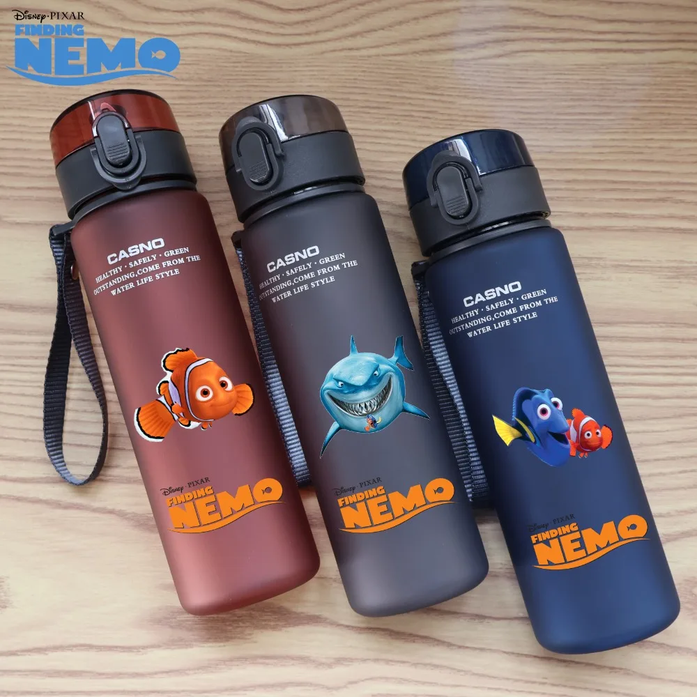 560ML Disney Finding Nemo 4 Colors Water Cup Large Capacity Portable Plastic Kids Adult Outdoor Sport Drinking Bottle KIds Gift