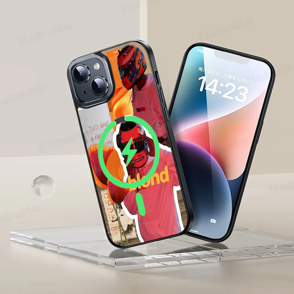 

Singer Frank Blonde Phone Case Magnetic Case For IPhone 16 14 13 12 11 15 Pro Max Plus For Magsafe Wireless Charge Cover