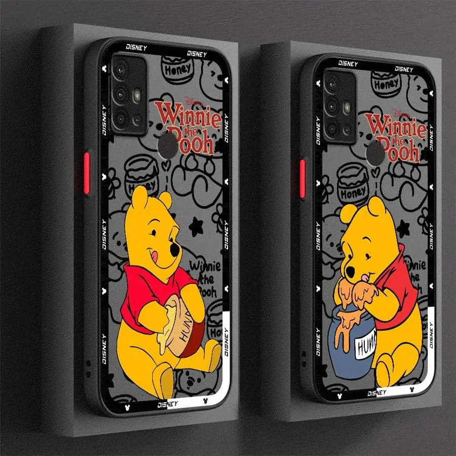 Disney Winnie The Pooh Phone Case for Samsung Galaxy A71 A72 A73 A12 A13 A14 A21s A22 A23 A24 A31 A32 A33 A51 A52 A53 4G Cover