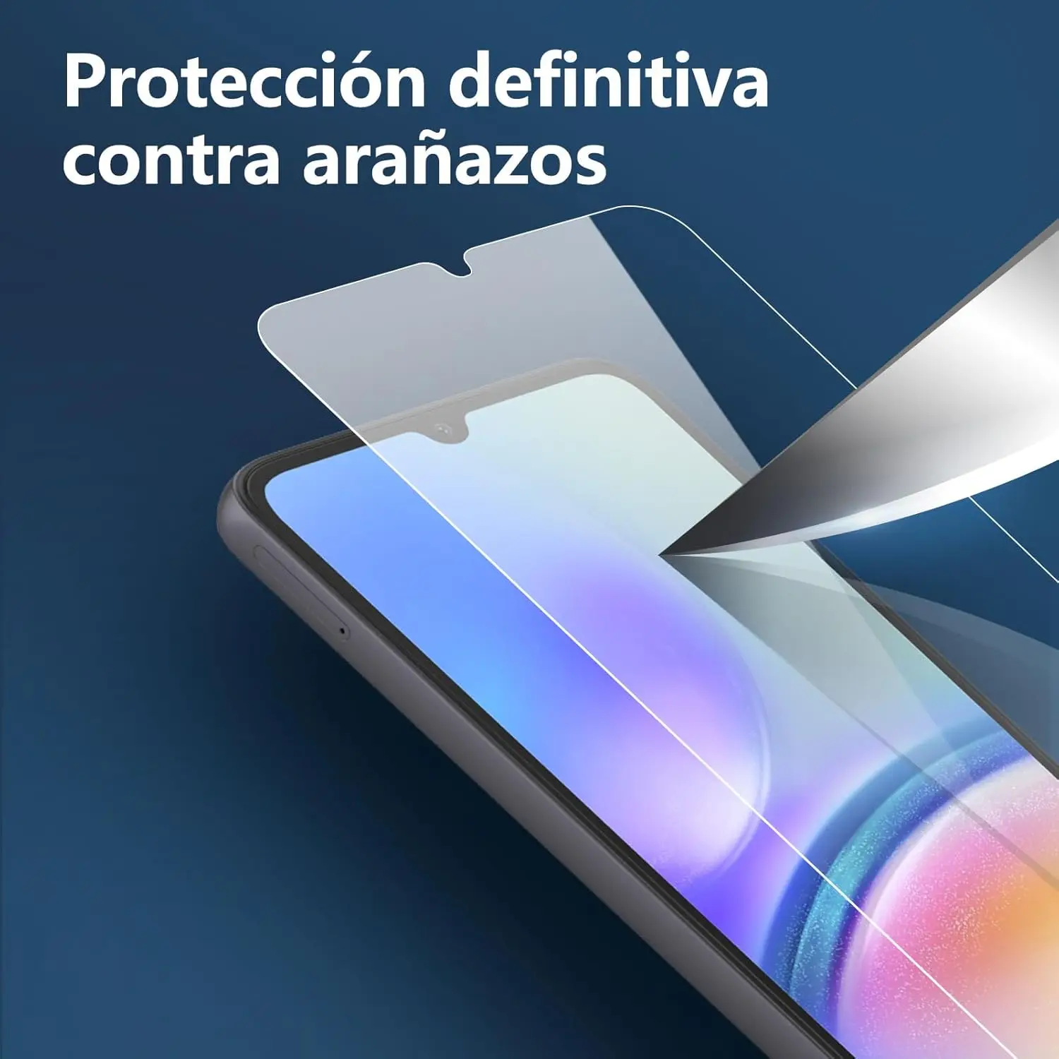 Fotografia 3: 2/4 unidades de película protetora de tela 9H para Samsung Galaxy A07/A17, película de vidro temperado