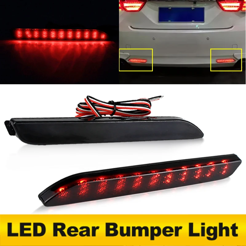 2Pcs Led Rear Bumpe… - image