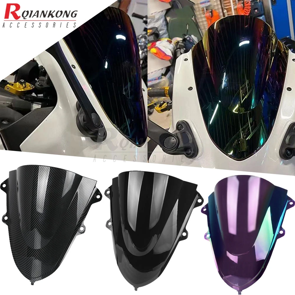 

Motorcycle Sport Racing Windshield FOR YAMAHA YZF R15 V3 YZFR15 V3.0 R15V3 2017 2018 2019 2020 2021 Windscreen Deflector Visor