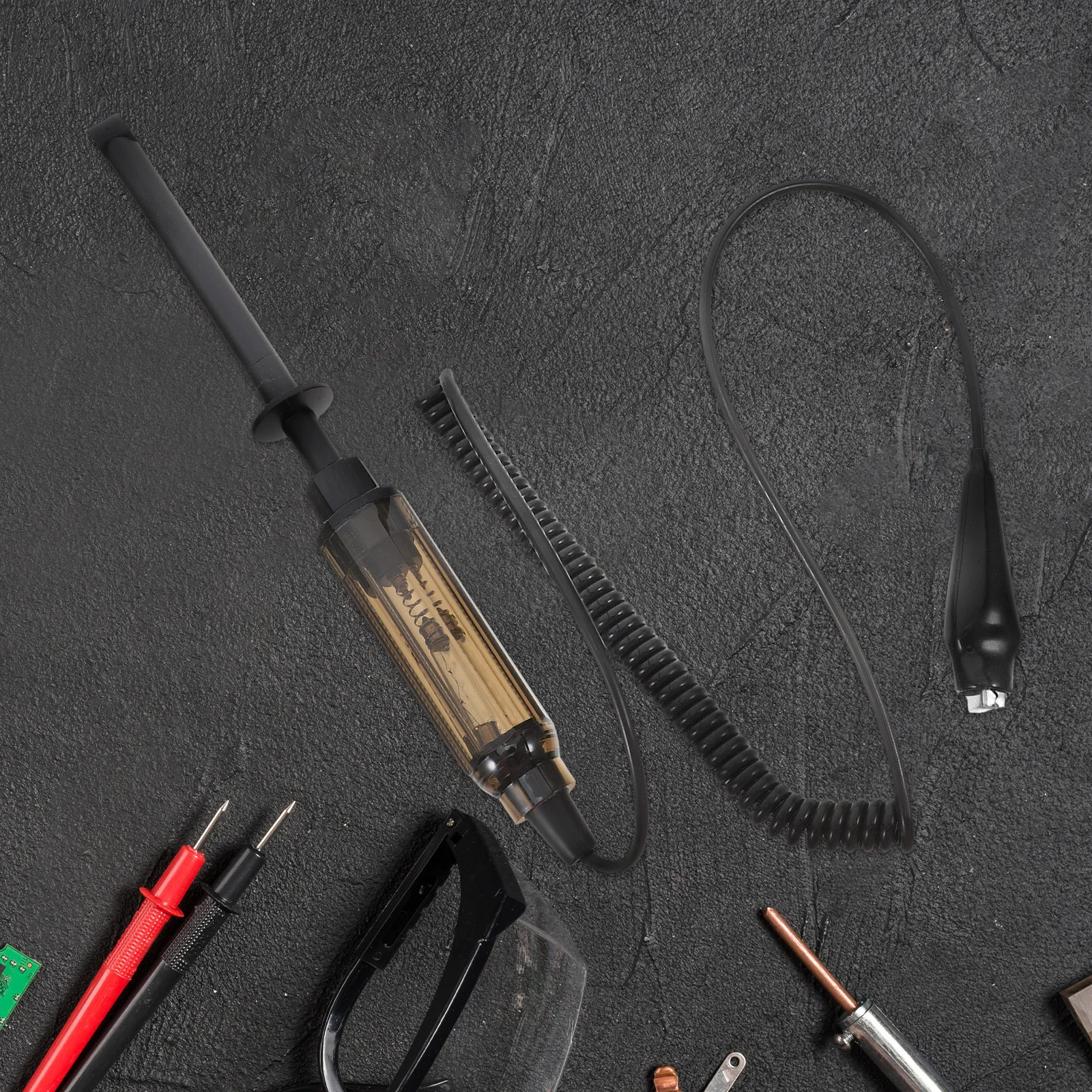 

Car Electrical Test Light Pencil Dc Voltage Tester Hook Design Easy Handling Durable Materials Plug Play Multifunctional Tool