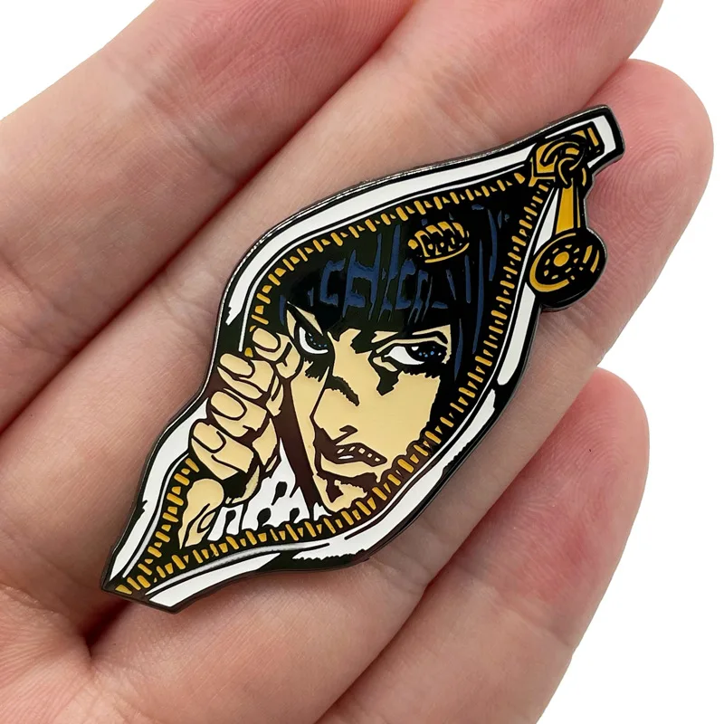 JoJo's Bizarre Adventure Lapel Pins for Backpack Enamel Pin Women's Brooches Briefcase Badges Jewelry Accessories