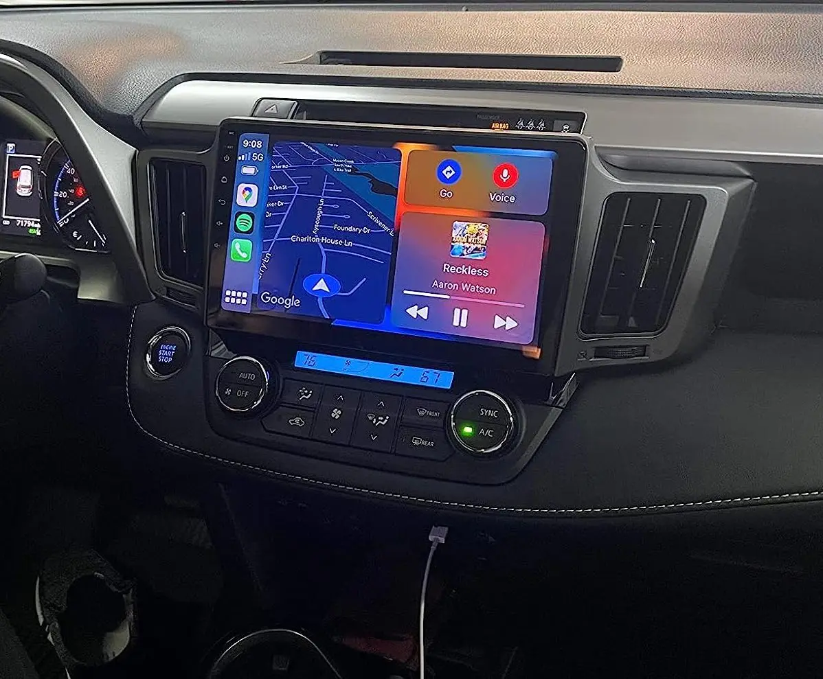

Android 14.0 8G+128G Car Radio Stereo GPS Navigation Monitor For Toyota RAV4 2012 - 2019 Car Stereo 4G Lte WiFi Carplay RDS DSP