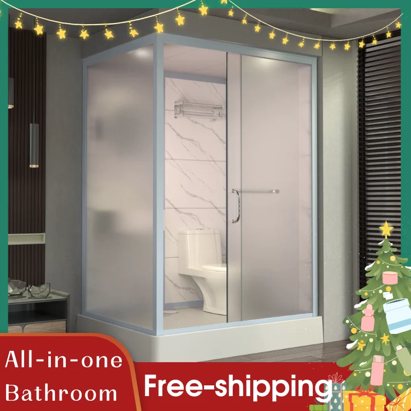 All-in-one bathroom hotel tent Overall Bathroom Shower Room Finished Product Integrated Bathroom Rental Hotel Shower Room