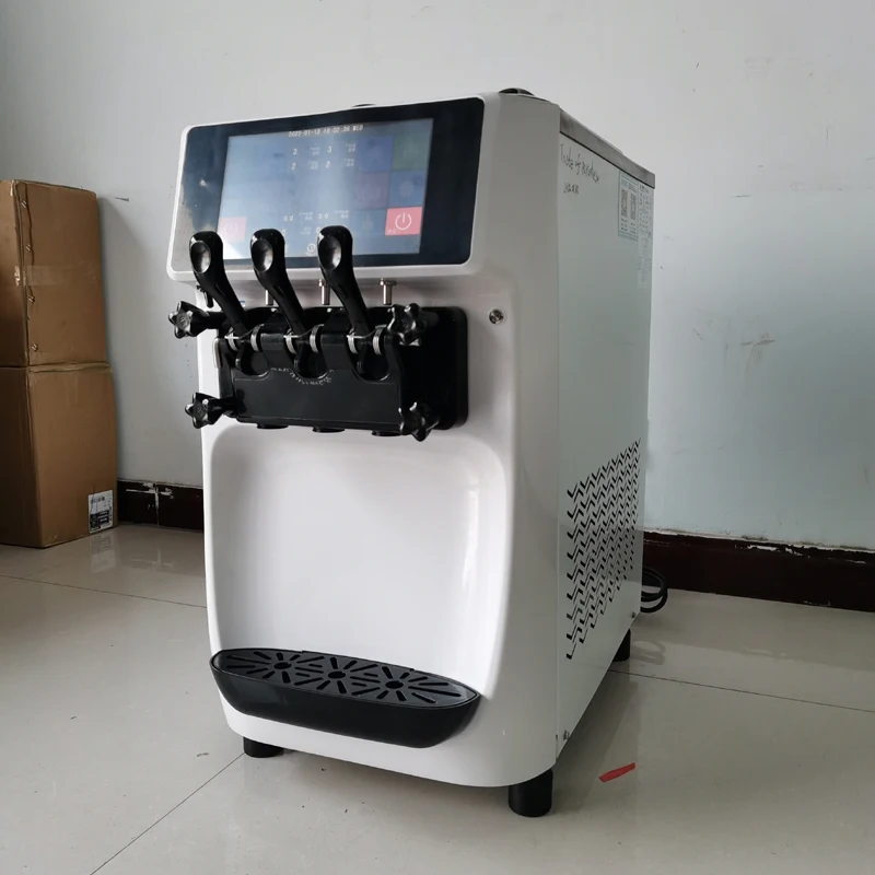 2024 New Commercial Ice Cream Maker Machine  Soft Ice Cream Machine 2900W With Brand Compressor