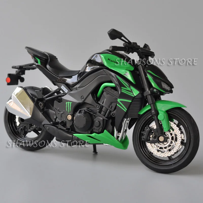 

1:12 масштаб 1:12 литая под давлением модель мотоцикла игрушки Z1000 уличный велосипед миниатюрная копия Коллекционная