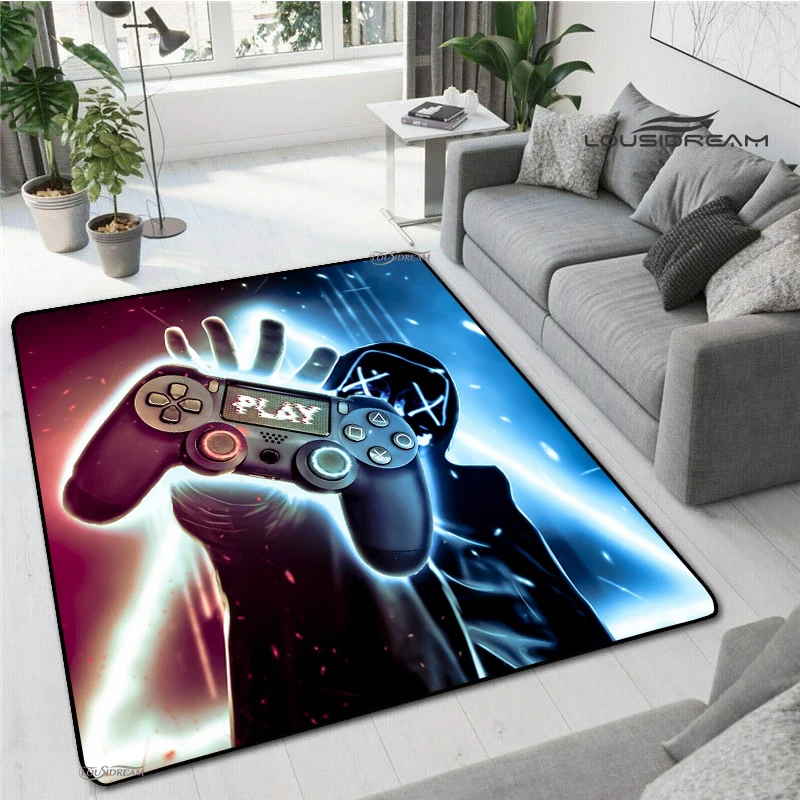 Anime Gamer Game Controller Rug Kids play carpet living room bedroom Door non-slip Mat photography props birthday gift Alfombra