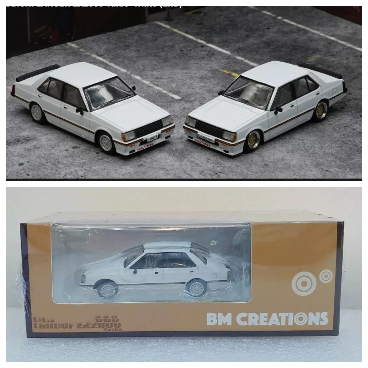 Lancer EX2000 Turbo White BM Creations 1/64 Diecast Metal Car Collection Limited Edition Hobby Toys