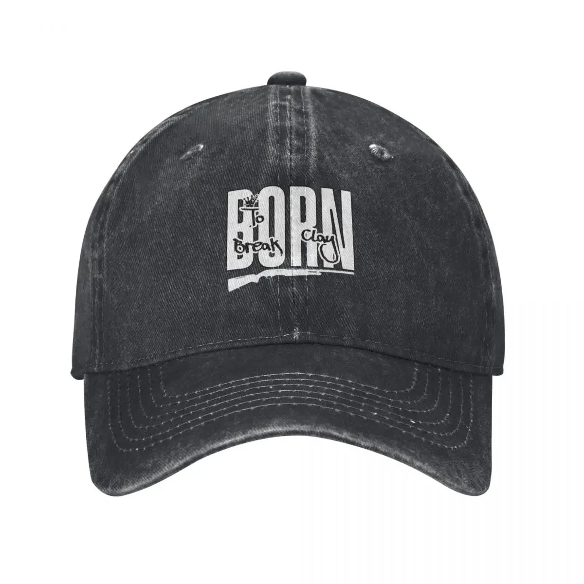 

Born To Break Clay Skeet Shooting Trap Shooting Clay Pigeon Retro Vintage Style Baseball Cap Snap Back Hat Icon Women Hats Men's