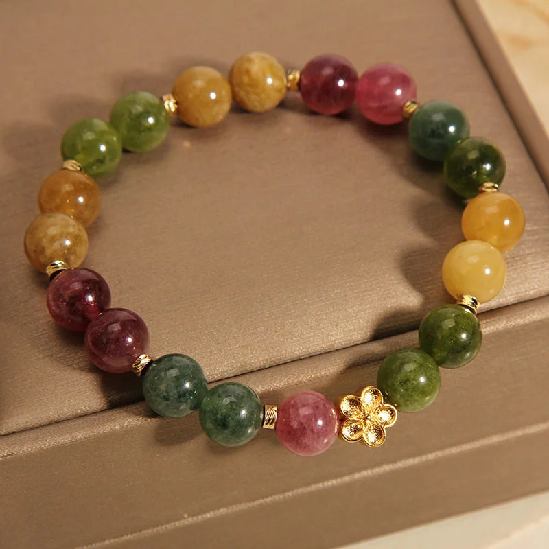 Exquisite Fashion Versatile Bracelet Colorful Light Luxury Beaded Bracelet For Women Girls Fine Jewelry Accessories Gifts image 5
