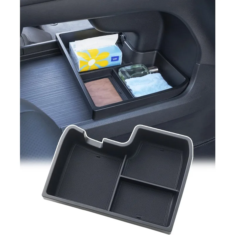 New Console Bottom Organizer Compatible with 2021-2024 2025 Toyota Sienna Accessories, Lower Center Console Tray Interior Storag