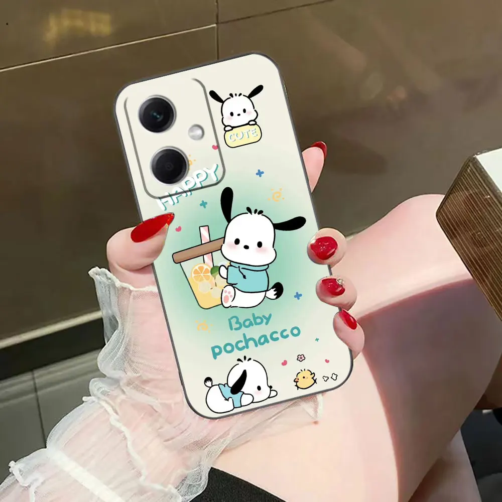 Cute Pachacco Phone Case For Redmi NOTE 13 12 12S 11 11T 11S 10 9 9S 8T 8 7 PRO PLUS 4G 5G Soft Silicone Case Funda Shell Capa