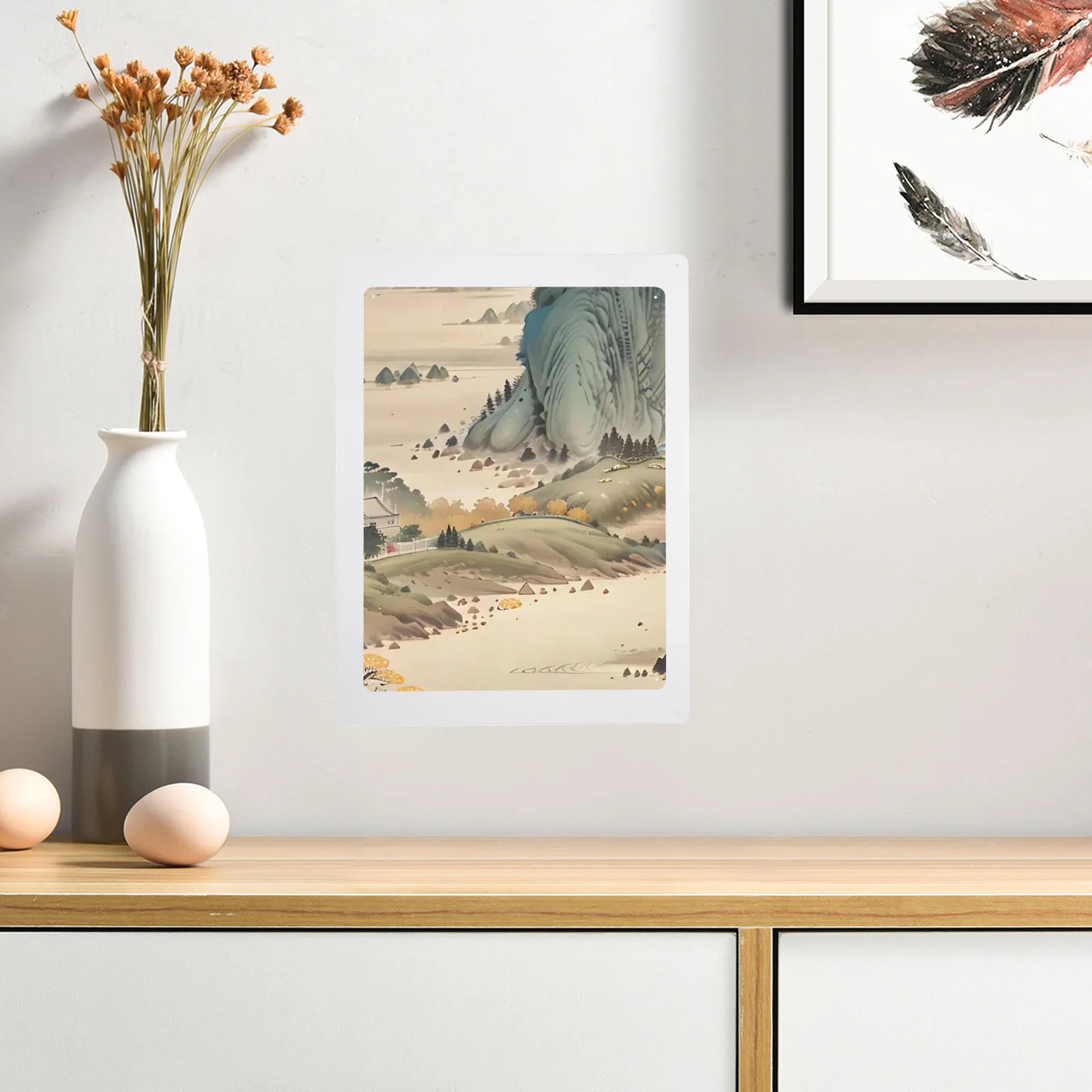 Retro American Style Tin Painting Blank Plate Tinplate Brand 30*40 Aluminum DIY Metal Sign Board