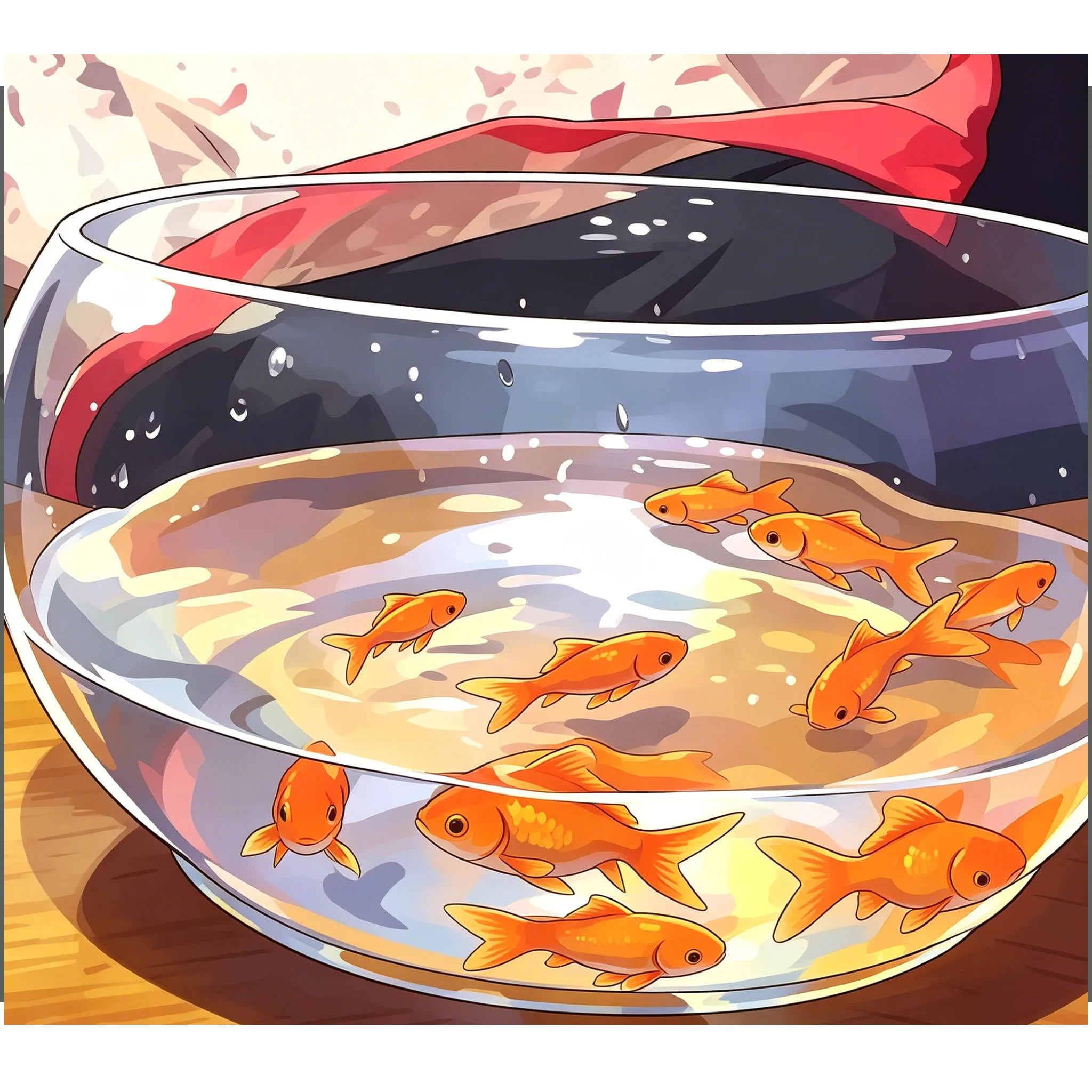出現する金魚ギミック（金属製）マジックトリック-魔法の魚が出現する-マジア-マジシャン-ステージイリュージョン-アクセサリー-小道具-メンタリズム