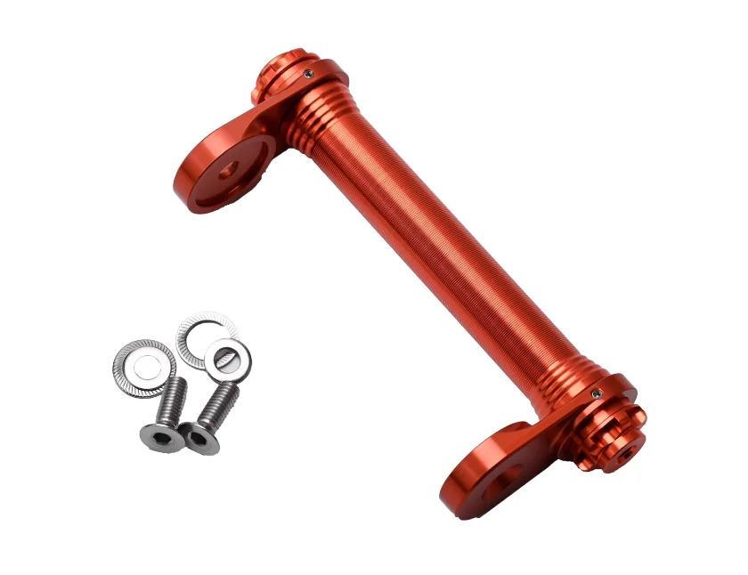 

ACRZ Aluminum Alloy Easy Wheel Extension Telescopic Rod For Brompton A/C/P/T Line Folding Bicycle