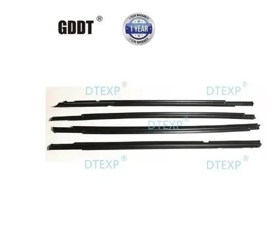 4 Pcs 5 Doors Outside Windows Rubber for Grand Vitara 2011 83831-65J00 Glass Protector Weatherstrip Seal Rubber Not for 3 Doors