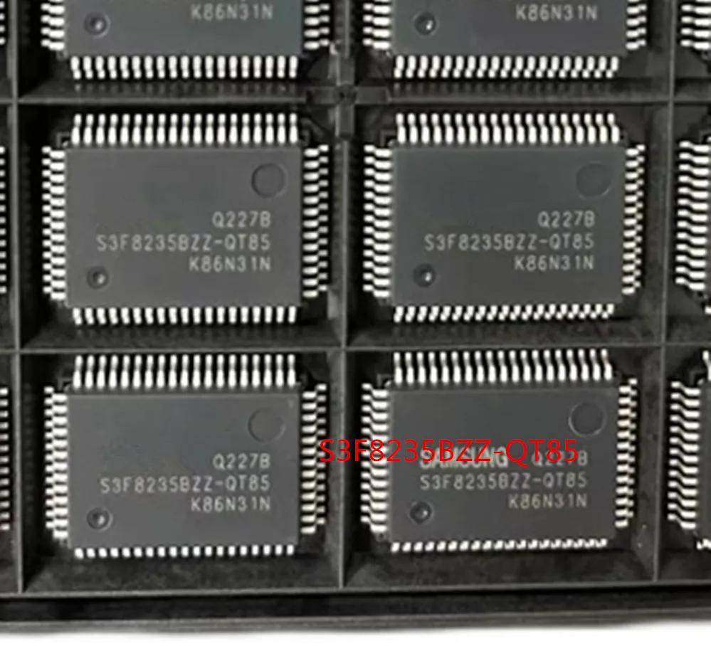 100% New original  S3F8235BZZ-QT85 QFP64 CMOS Microcontroller Chip