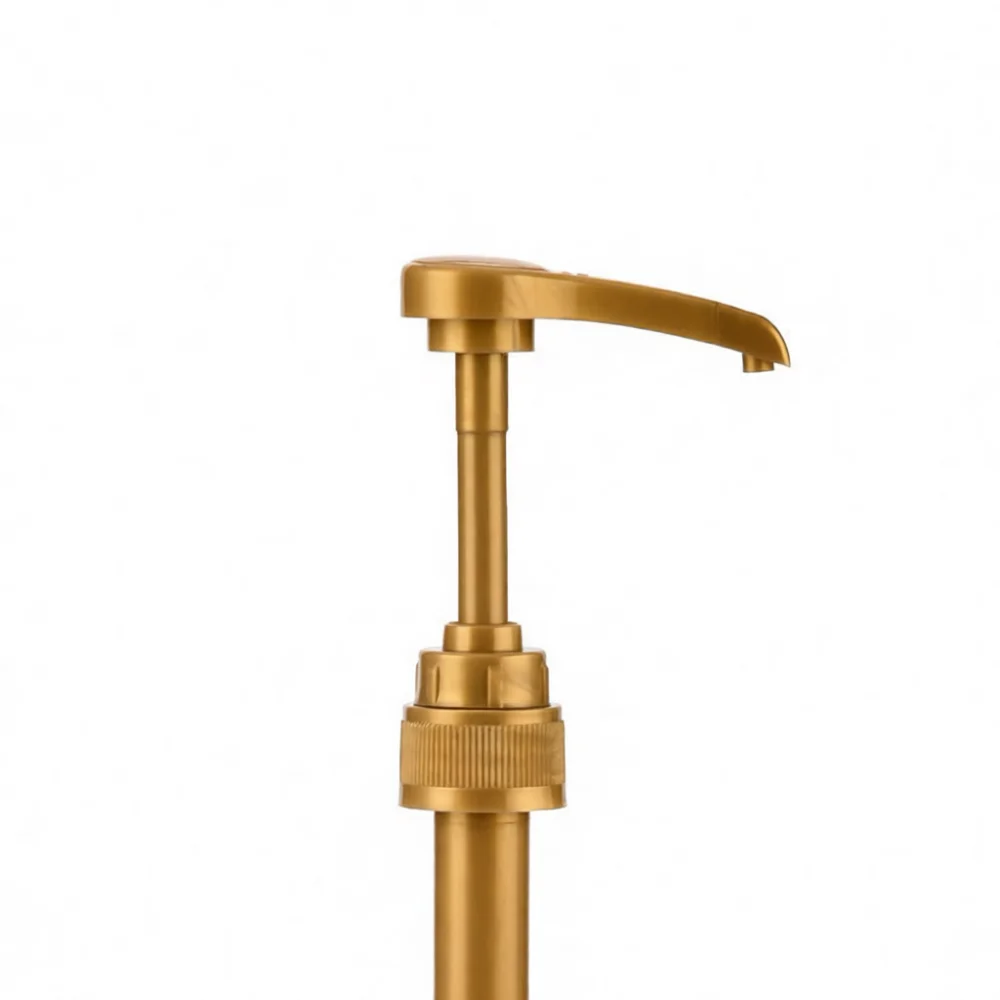 28 410 Syrup Pump Dispenser Yellow Head 10ML For Coffee Syrup Bottles Portable Kitchen Liquid Pressing Tool Stable Flow