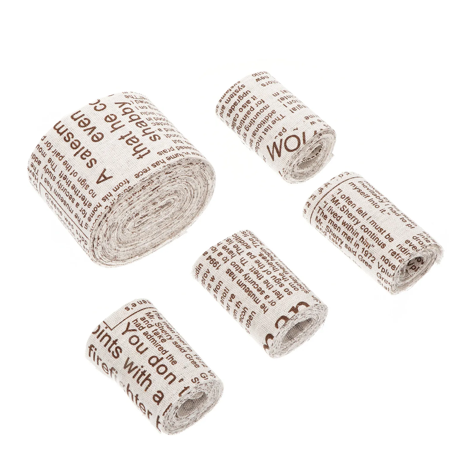 

5 рулонов льняной ленты из мешковины шириной 1 дюйм (2,5 см) и длиной 10 м, натуральная джутовая лента с проволочным каркасом для рукоделия, декора, подарочной упаковки и DIY-проектов