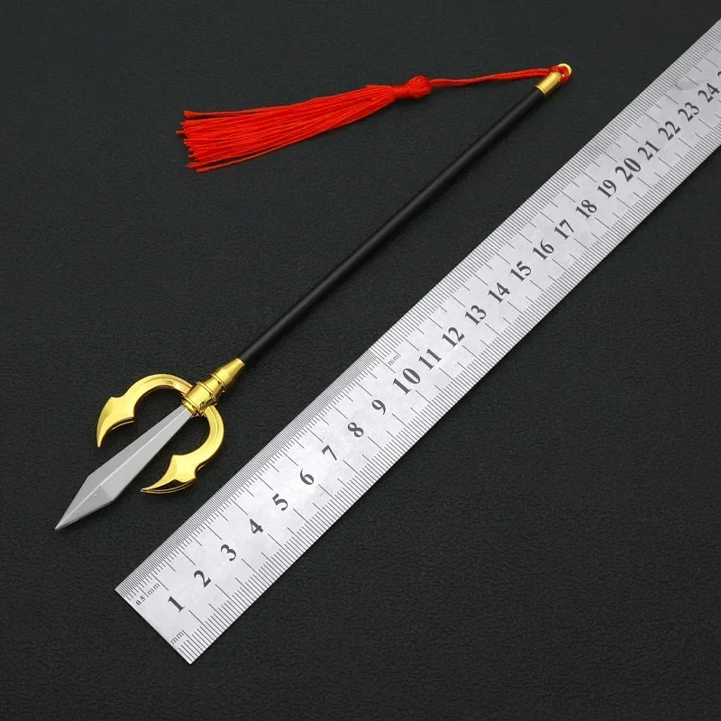 22cm Hiten Ryomen Sukuna Jujutsu Kaisen Cursed Tools Flying Heaven Anime Peripheral Metal Spear Weapon Model Gifts Toys for Boys