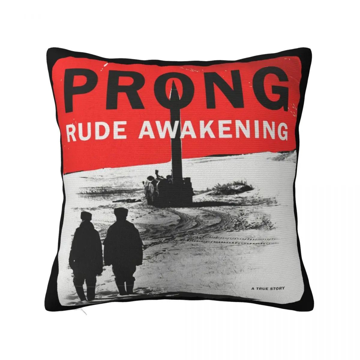 Prong Rude Awakening White Fear Factory Nailbomb Fudge Tunnel Cartoon Character New Design Natural Pillow Case