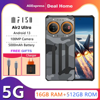 IIIF150 Air2 Ultra,16GB+512GB,Android 13,5G Rugged Ultra-thin, 5000mAh,6.78'' FHD+,108MP Camera,NFC,120Hz,Global Version