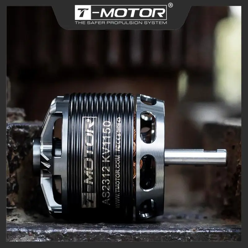

T-Hobby AS2312 KV1150 KV1400 KV1900 Бесщеточный двигатель с длинным валом для уличных самолетов с фиксированным крылом, гибкое управление