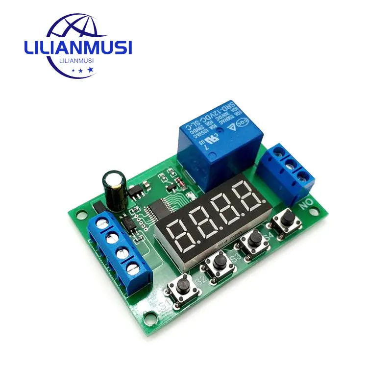 10pcs Multifunctional delay time relay module pulse isolation trigger cycle counting 10A multi-purpose