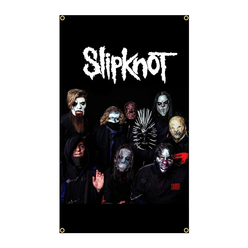 90x150cm S-Slipknots Heavy Metal Band Flags Polyester Printed Home or Outdoor Decoration Banner