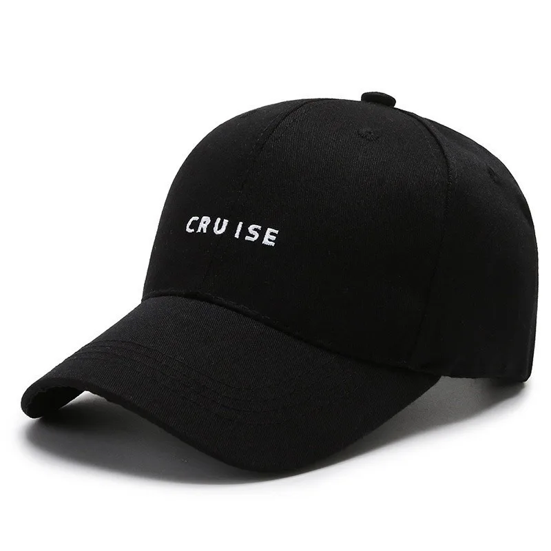 Unisex Black Baseball Cap for Hiking and Travel