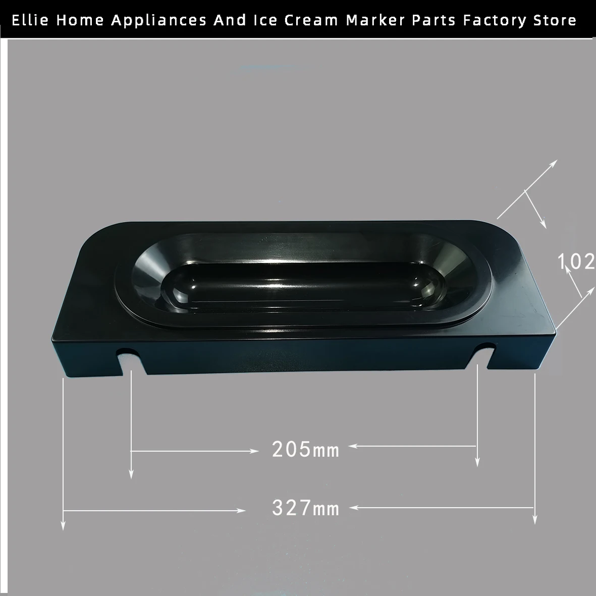 1 Piece Drain Pan Plastic Water Receiver Matched With Donper Guangshen MK Ice Cream Makers And Other Brand Machines