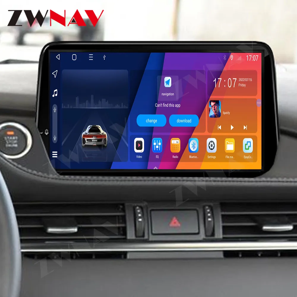 

9-дюймовый беспроводной Carplay Android 13 для Mazda 6 2019-2022 Автомобильный радиоприемник Мультимедийный стереоплеер BT WiFi FM Блок чтения GPS-навигация
