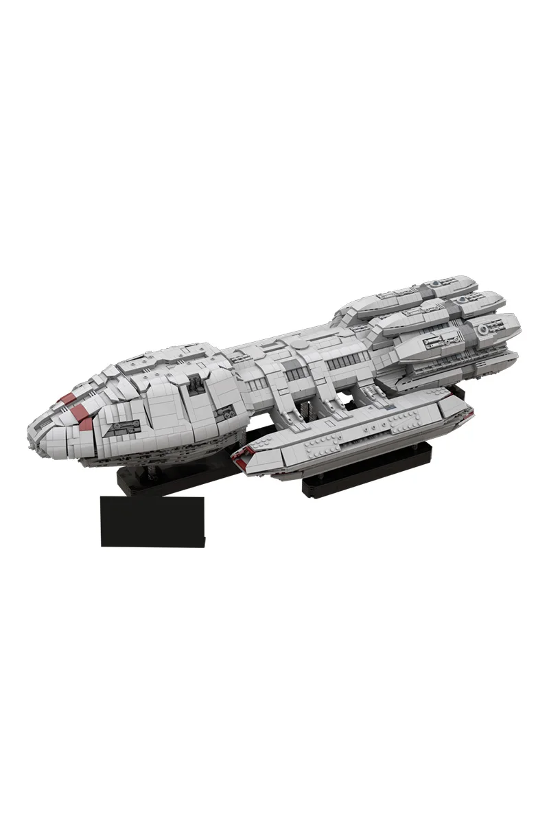 MOC Battlestar Pegasus - UCS مقياس الطوب نموذج حرب الفضاء فيلم UCS مقياس Battlestar Galactica سفينة الفضاء ألعاب مكعبات البناء