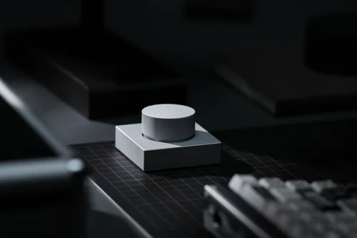 Imagen 2 del producto Perilla de escritorio ANTICATER VK01, perilla inalámbrica Bluetooth de modo Dual, perillas de Control personalizadas, aleación de aluminio, aplicación independiente, accesorio para PC