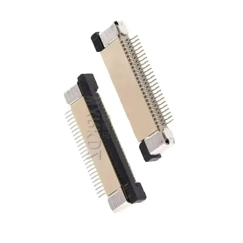 

[100pcs] 0.5mm Pitch 24P FFC FPC Flat Flexible Cable FFC Connector Top Contact SMT OR camera TV Screen cable connection.
