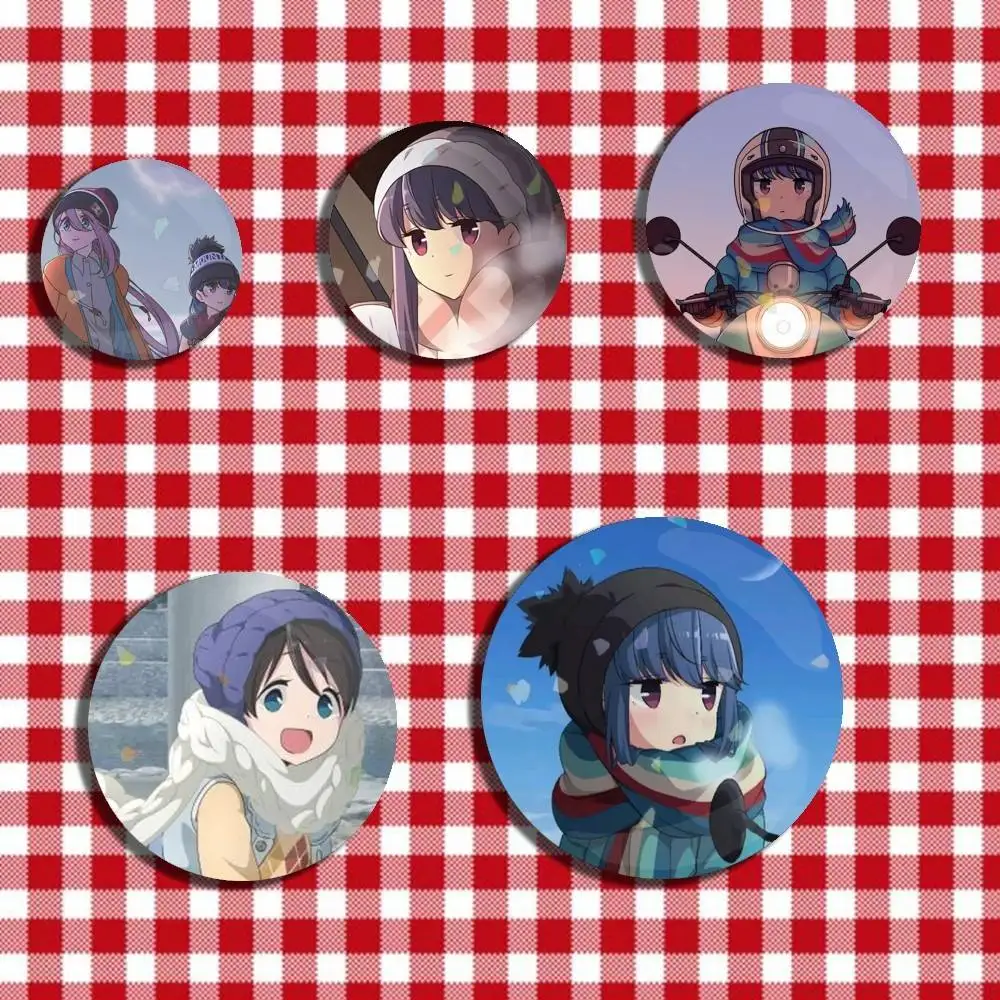 

Anime Laid-Back C-Camp Laser Badge Creative Pins Brooch for Bag Clothes Hat Decor Gifts Fans Collect