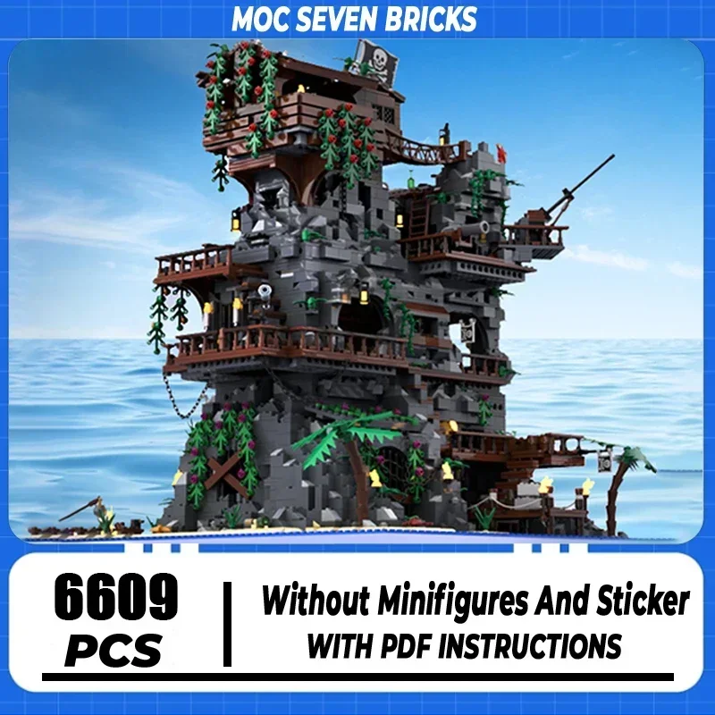 

Moc Building Block Viking Fortress Model Technology Brick DIY Assembly Modular Urban Street View Toy For