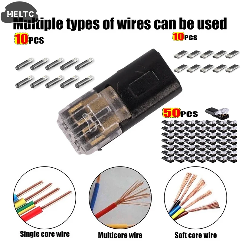 1PCS Black Waterproof Plug Wire Connector 2 Pin Way Cable Plug Car Electric Wire Snap Connectors Strip Terminal Wire Connector