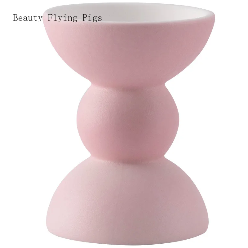 

1PCS ceramic romantic candlelight dinner props aromatherapy candle holder festive atmosphere candle holder