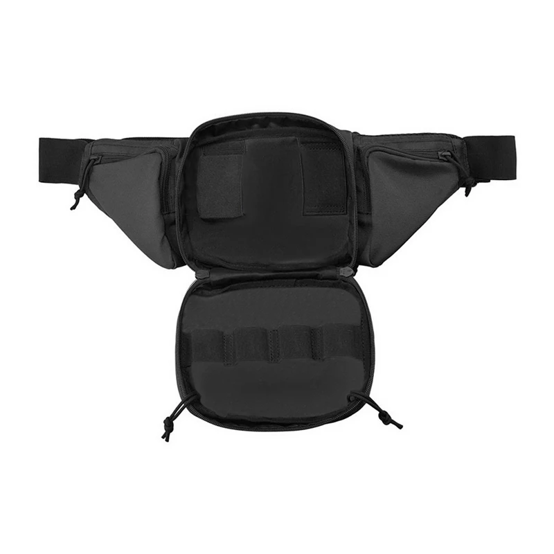 Sac tactique à la taille pour pistolet, sac à bandoulière militaire, sac à bandoulière de poitrine en plein air, sac d'assaut, étui de transport pour pistolet dissimulé