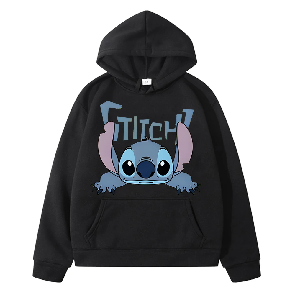 Disney Casual Hoodies Fleece Sweatshirt Jungen Pullover y2k Sudadera Stich Disney Print Anime Hoodie Jacke Kinder Kleidung Mädchen