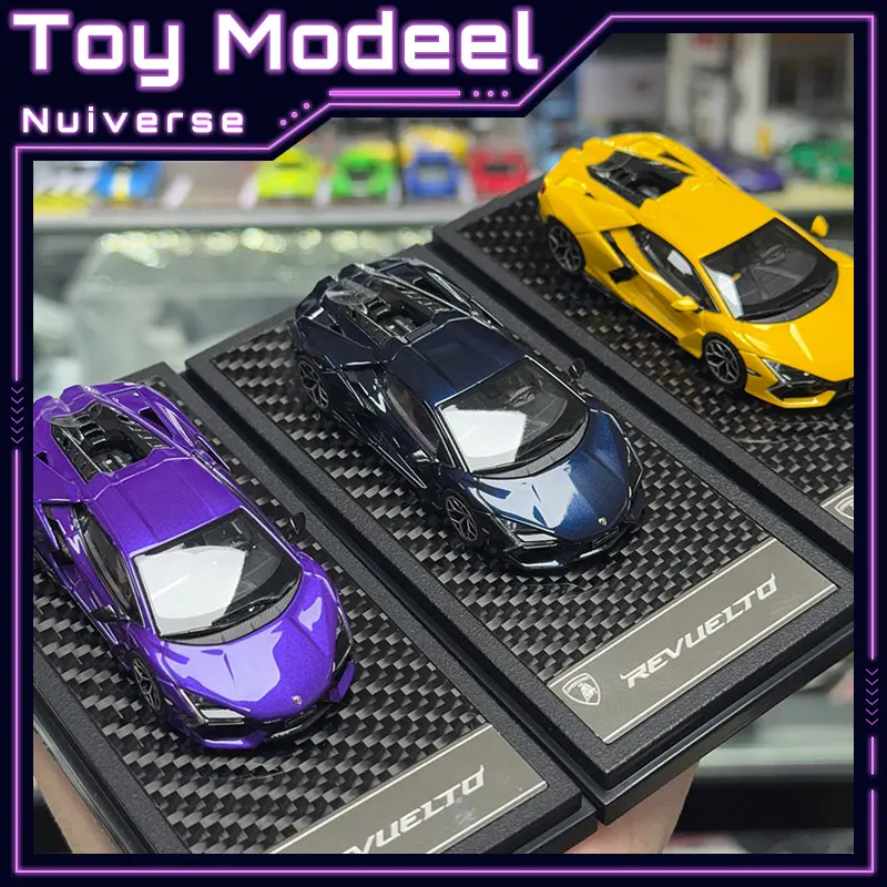 

Модель Lamborghini Revuelto 1:64, высокодетализированная, литая, коллекционная, масштабная модель автомобиля из сплава, игрушка для мальчиков, идеальный подарок