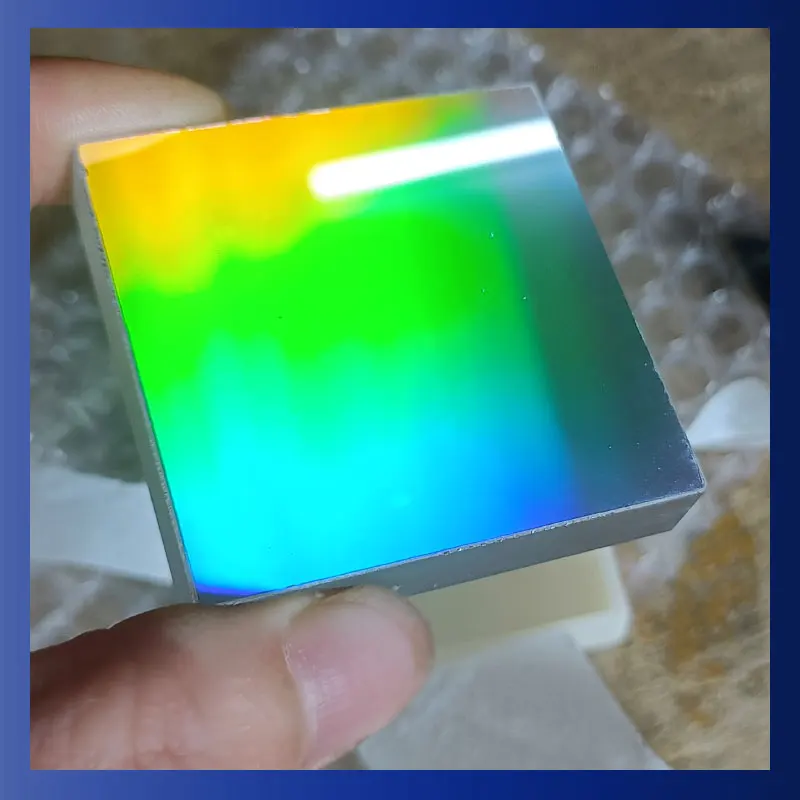 25x25x6mm 1200 Lines K9 Optical Glass Laser Reflection Grating Light Spectral